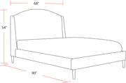 Parker Living Sleep Crescent - Milano Snow Queen Bed