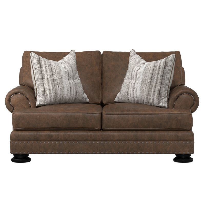 Foster Leather Loveseat