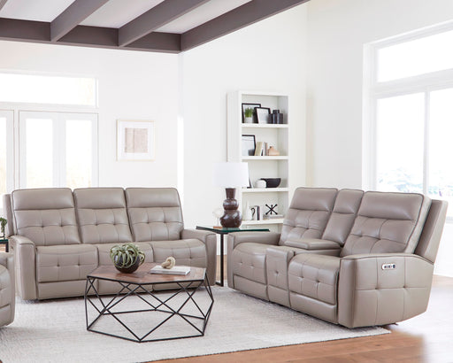 Parker Living Canterbury - Pewter Power Reclining Zero Gravity Sofa and Loveseat