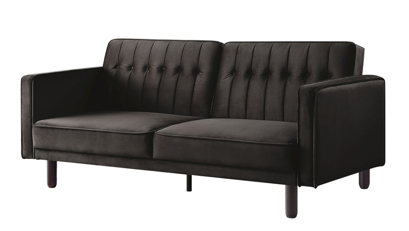 qinven-dark-brown-velvet-adjustable-sofa-1