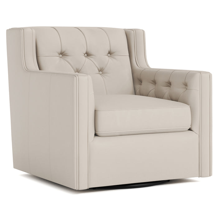 Candace Leather Swivel Chair - Furniture City (CA)l
