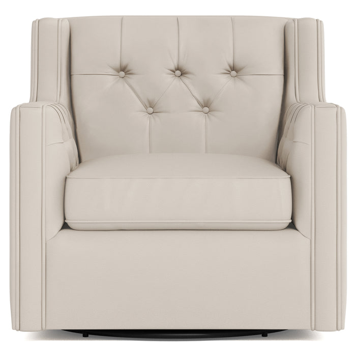 Candace Leather Swivel Chair - Furniture City (CA)l