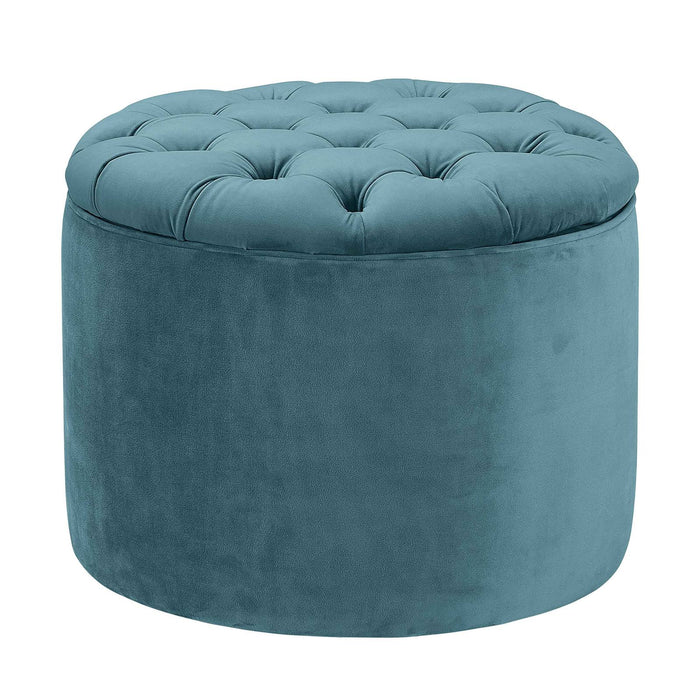 queen-sea-blue-velvet-storage-ottoman-1