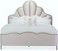 AICO Malibu Crest King Scalloped Panel Bed in Chardonnay image