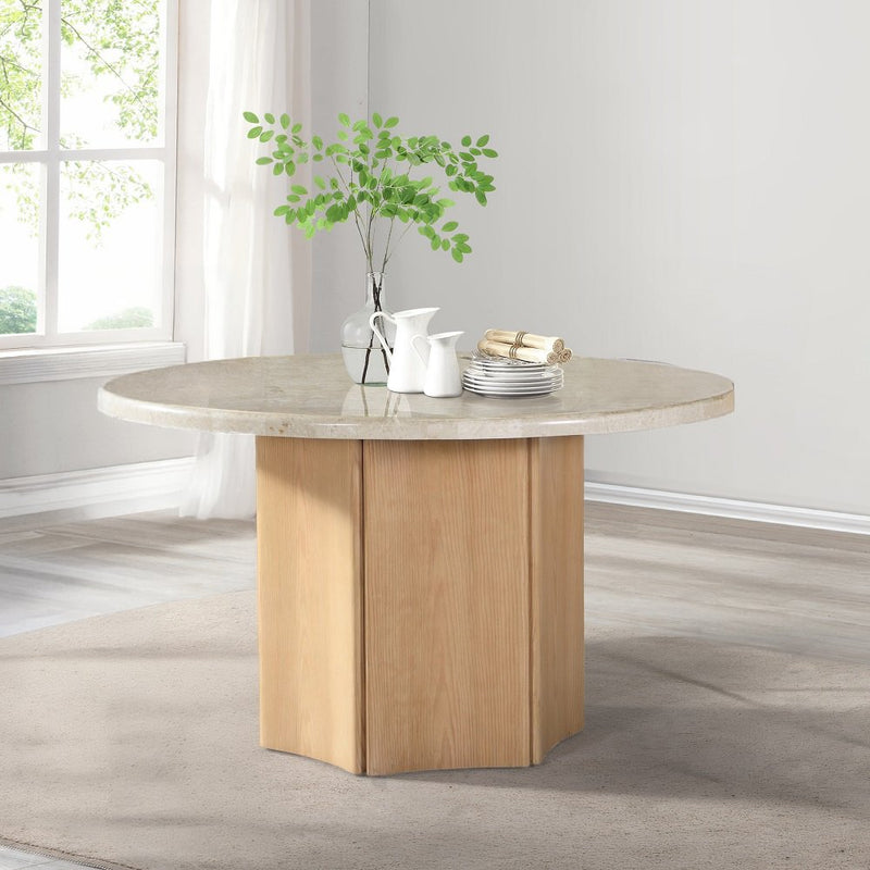 qwin-natrual-marble-top-oak-round-dining-table-w-natrual-marble-top-5
