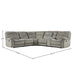Parker Living Cooper - Shadow Natural 6 Piece Modular Manual Reclining Sectional