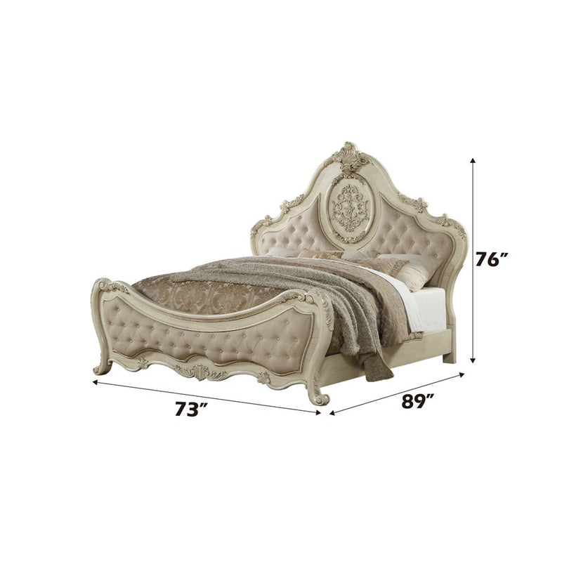 ragenardus-beige-linen-antique-white-queen-bed-5