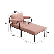 rajni-pink-fabric-black-patio-arm-chair-2