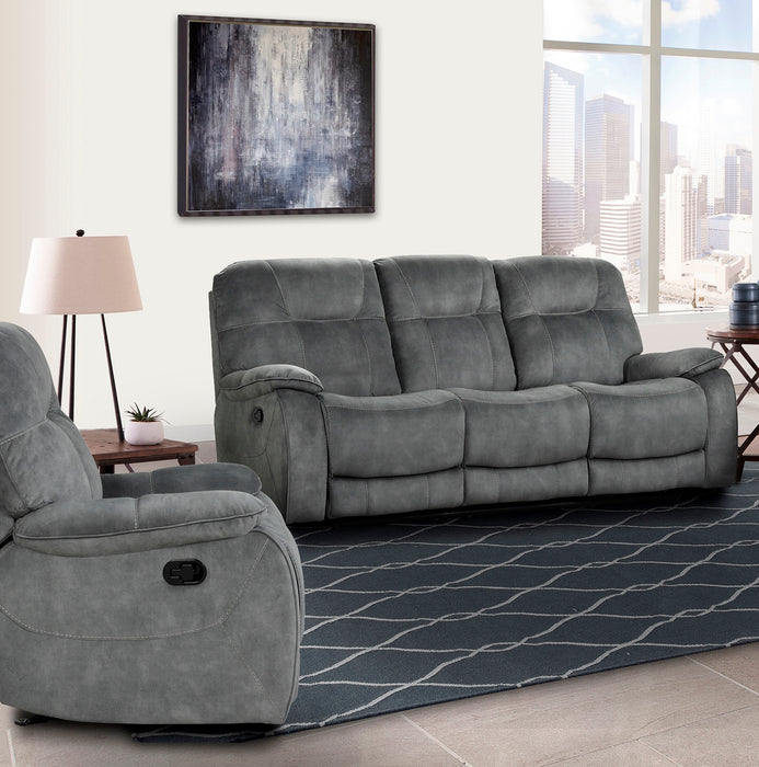 Parker Living Cooper - Shadow Grey Manual Reclining Sofa and Recliner