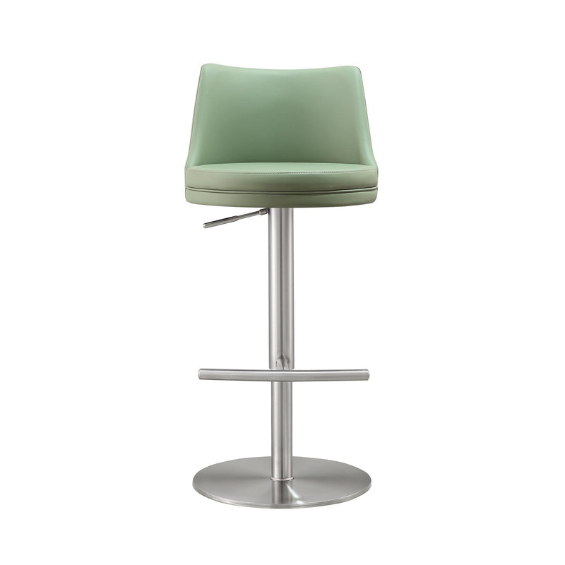reagan-sea-foam-green-performance-vegan-leather-and-silver-adjustable-stool-3