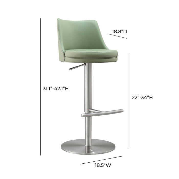 reagan-sea-foam-green-performance-vegan-leather-and-silver-adjustable-stool-9