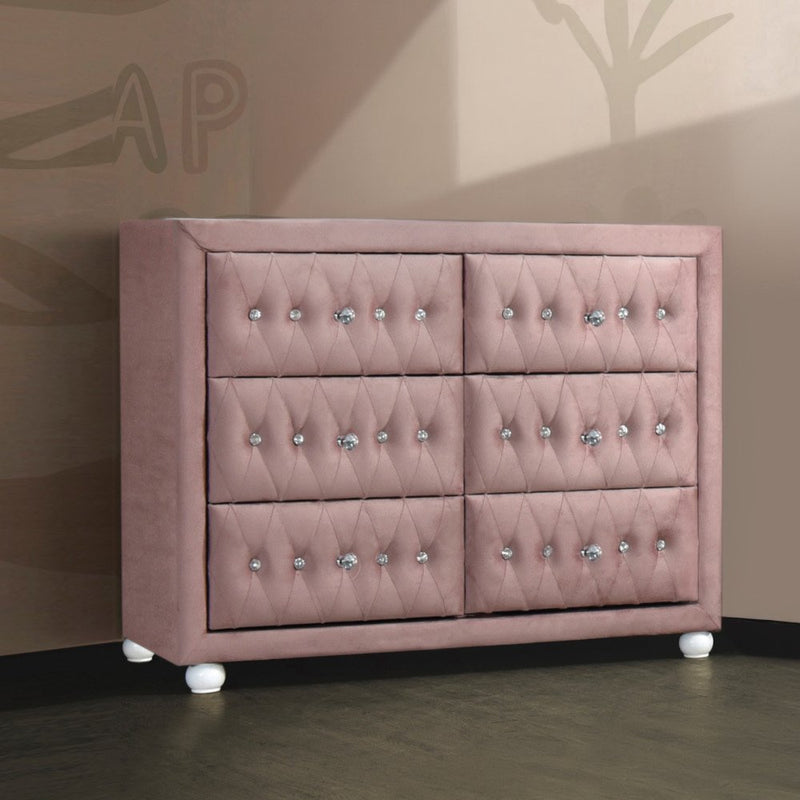 reggie-pink-fabric-dresser-1