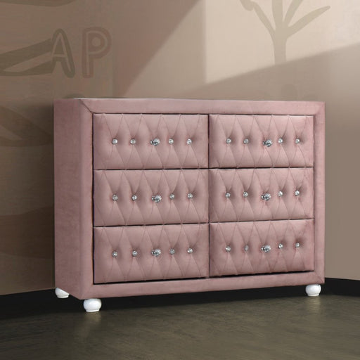 reggie-pink-fabric-dresser-1