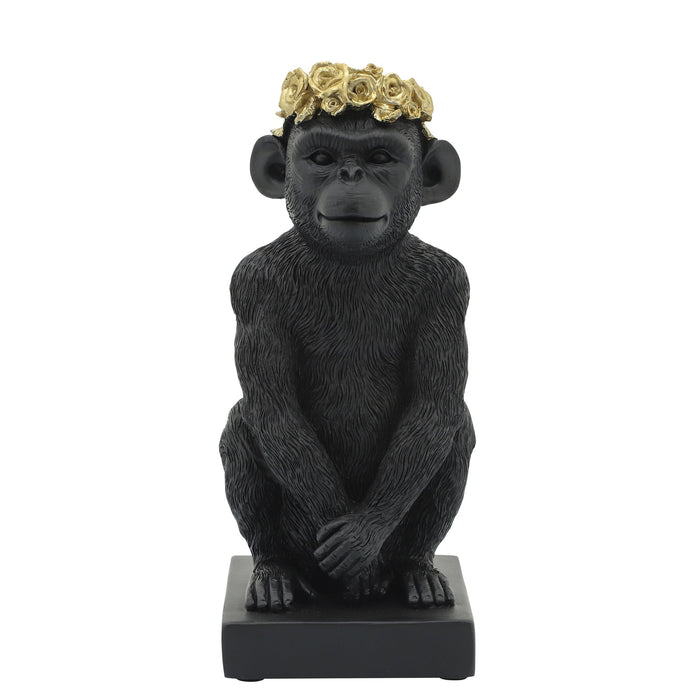 res-8-monkey-flower-crown-figurine-blk-gld-1