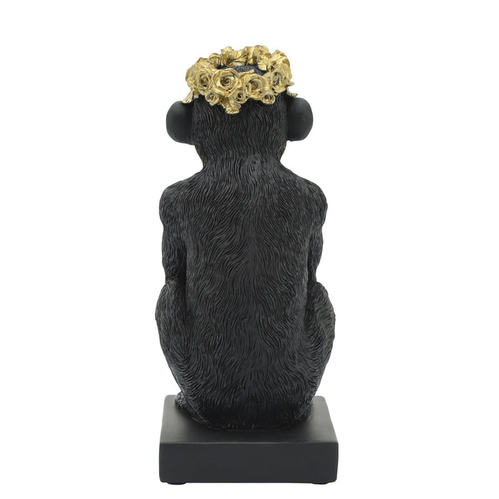 res-8-monkey-flower-crown-figurine-blk-gld-3