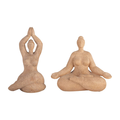 resin-11-namaste-female-yoga-figurine-brown-1