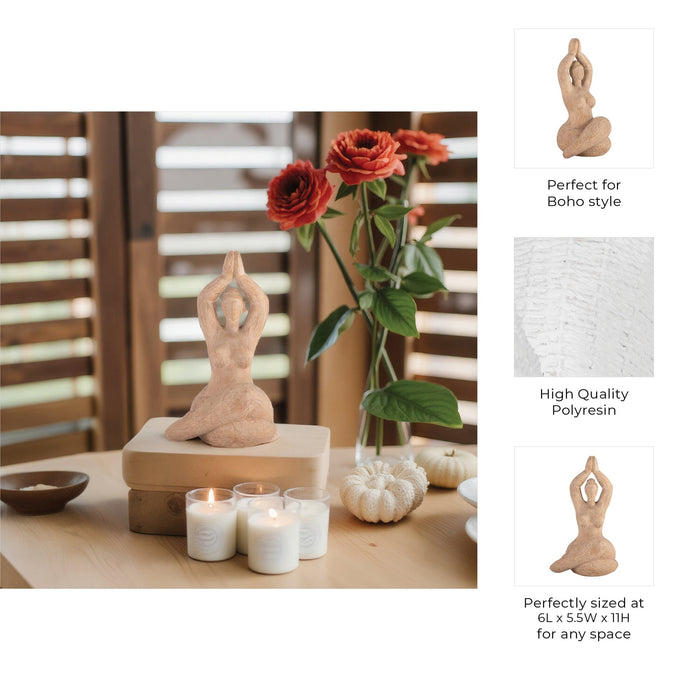 resin-11-namaste-female-yoga-figurine-brown-3