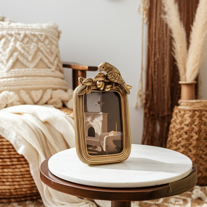 resin-4x6-bird-photo-frame-gold-11