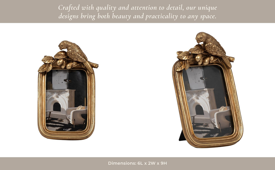 resin-4x6-bird-photo-frame-gold-12