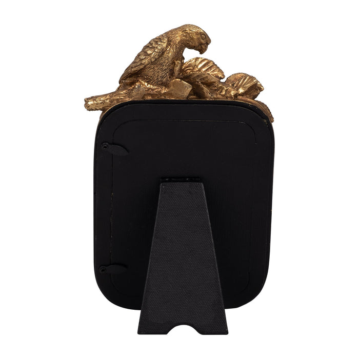 resin-4x6-bird-photo-frame-gold-5