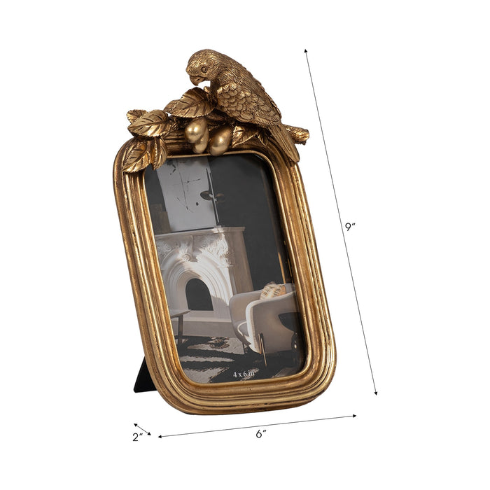 resin-4x6-bird-photo-frame-gold-6