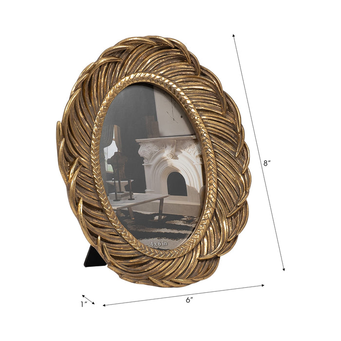 resin-4x6-feathers-around-photo-frame-gold-6