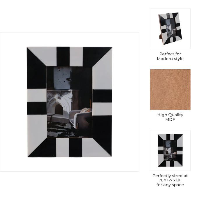 resin-4x6-geometric-photo-frame-black-white-8