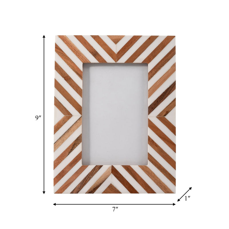 resin-4x6-herringbone-lines-photo-frame-white-wood-6