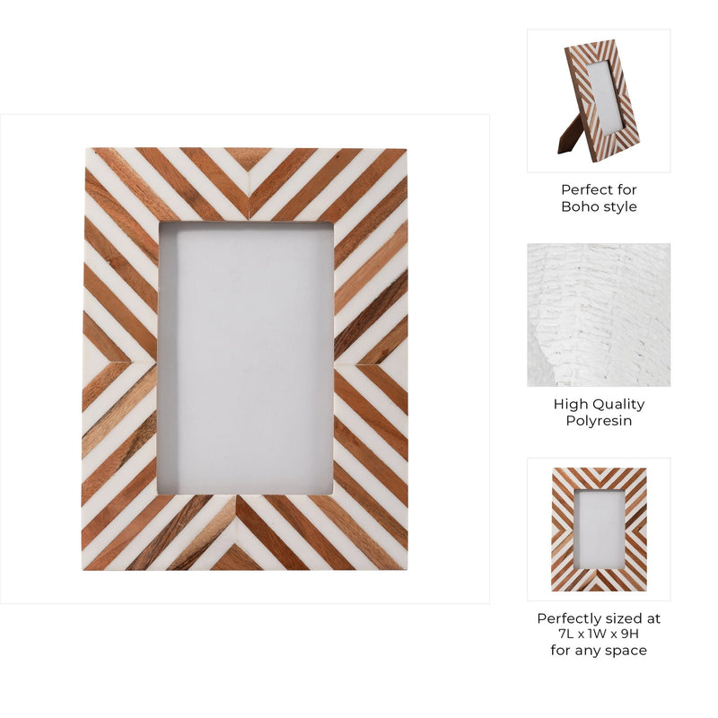 resin-4x6-herringbone-lines-photo-frame-white-wood-7