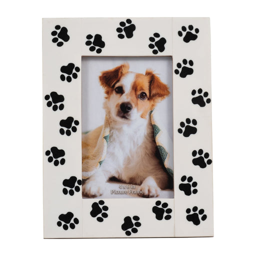 resin-4x6-paw-prints-photo-frame-black-white-1