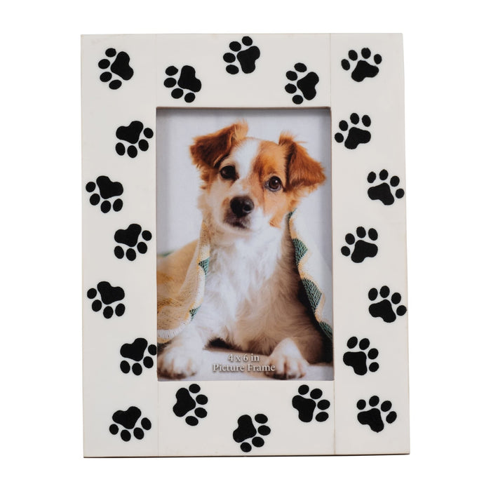 resin-4x6-paw-prints-photo-frame-black-white-1