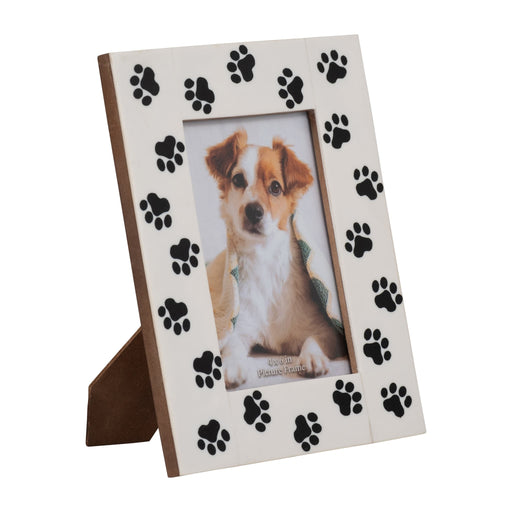 resin-4x6-paw-prints-photo-frame-black-white-2