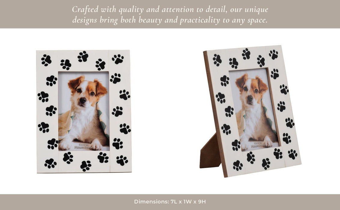 resin-4x6-paw-prints-photo-frame-black-white-9
