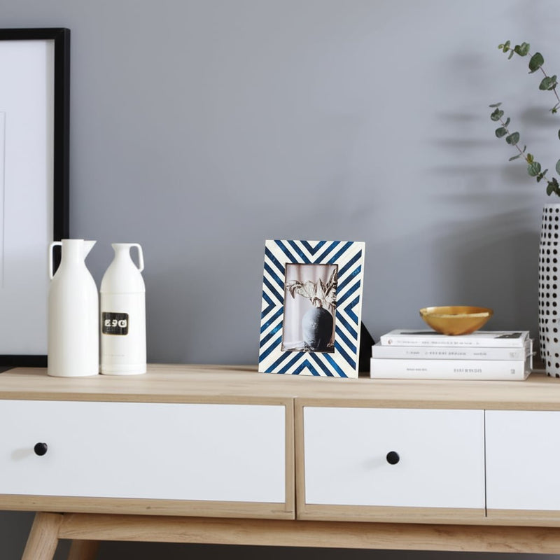 resin-4x6-striped-photo-frame-blue-13