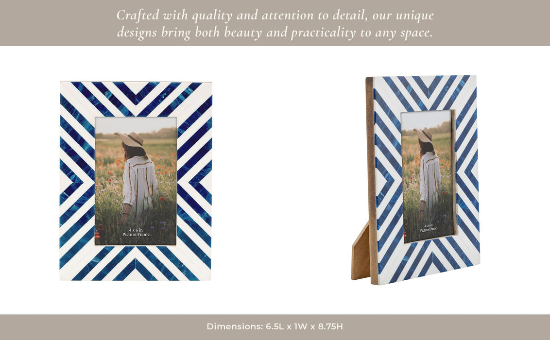 resin-4x6-striped-photo-frame-blue-14