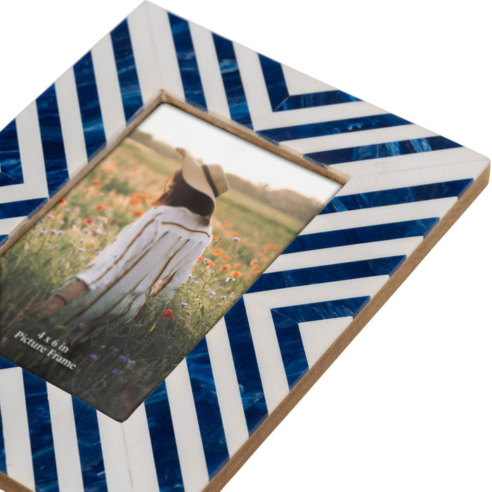 resin-4x6-striped-photo-frame-blue-5