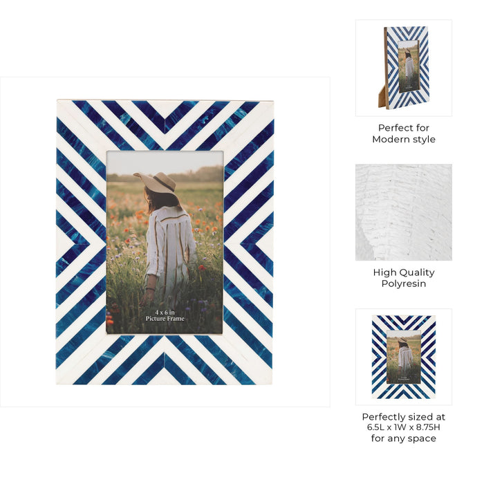 resin-4x6-striped-photo-frame-blue-8
