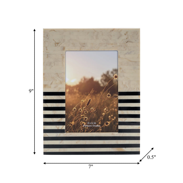 resin-4x6-white-w-black-stripes-photo-frame-7