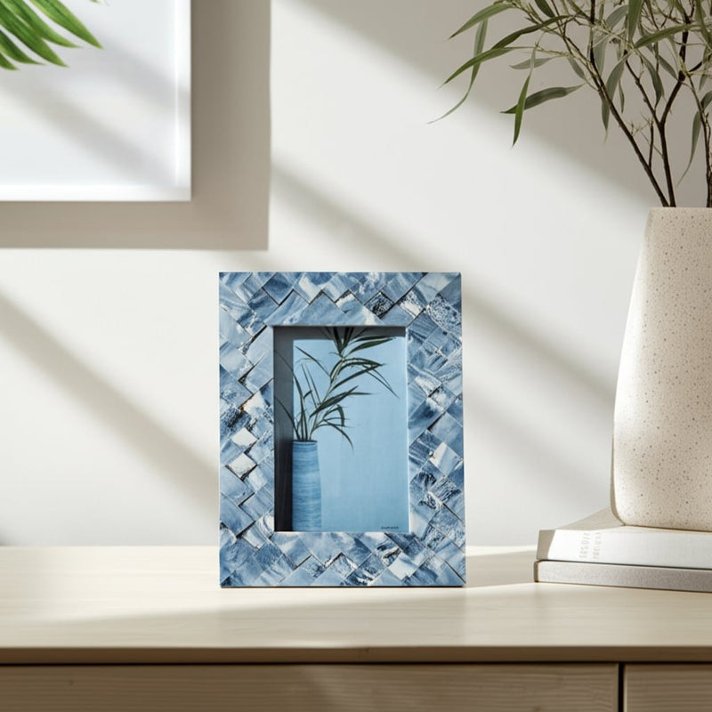 resin-4x6-woven-photo-frame-blue-ivory-11