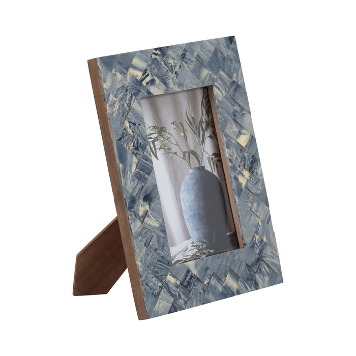 resin-4x6-woven-photo-frame-blue-ivory-2