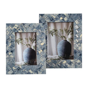 resin-4x6-woven-photo-frame-blue-ivory-6