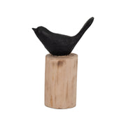 resin-9-bird-perched-on-log-black-brown-1