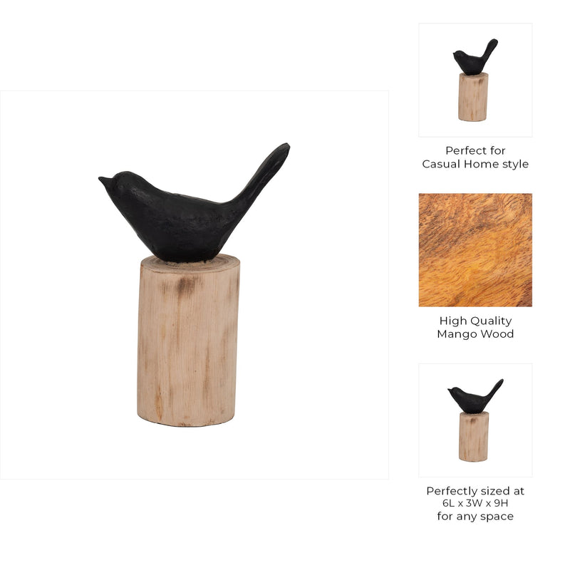 resin-9-bird-perched-on-log-black-brown-10