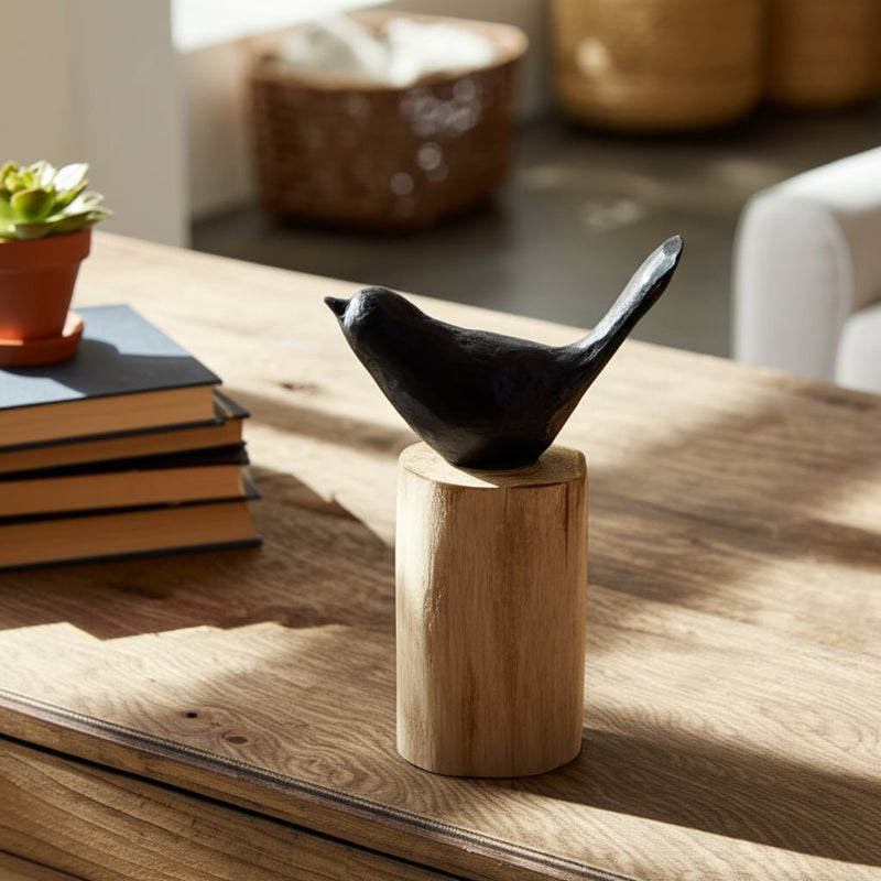 resin-9-bird-perched-on-log-black-brown-13