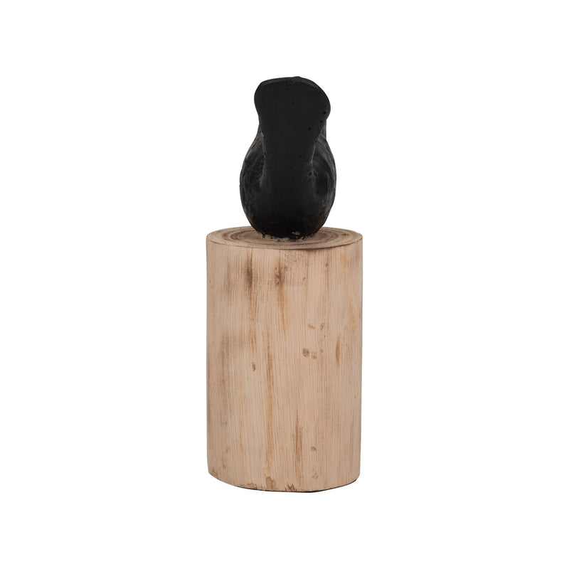resin-9-bird-perched-on-log-black-brown-4
