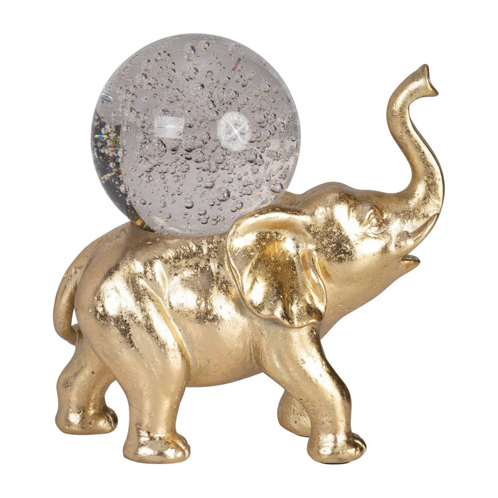 resin-9-elephant-w-crystal-ball-gold-4