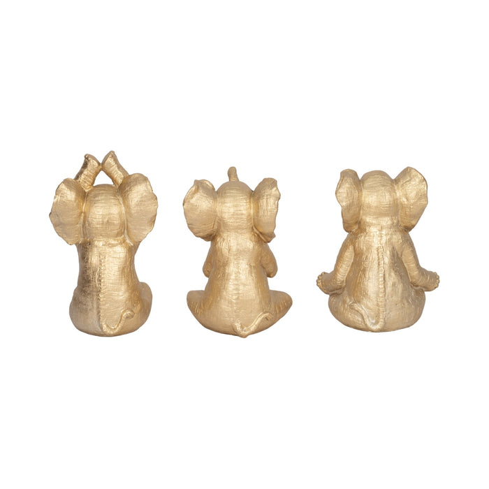 resin-s-3-8-h-yoga-elephants-gd-4