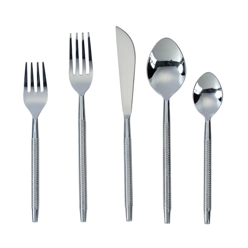 ribbed-silver-stainless-steel-flatware-set-of-5-pieces-service-for-1-1