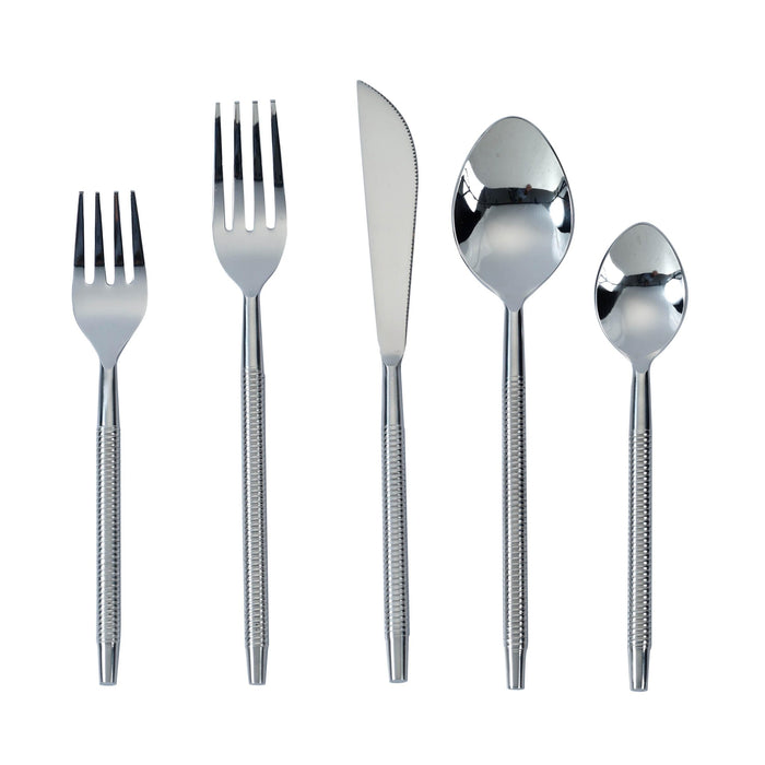 ribbed-silver-stainless-steel-flatware-set-of-5-pieces-service-for-1-1