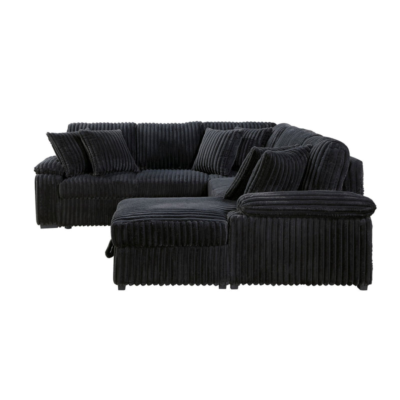 ridge-black-3-3-piece-sectional-with-pull-out-bed-right-side-chaise-and-hidden-storage-2